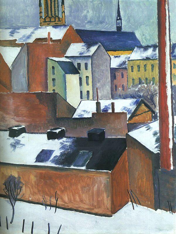 August Macke St.Mary's in the Snow